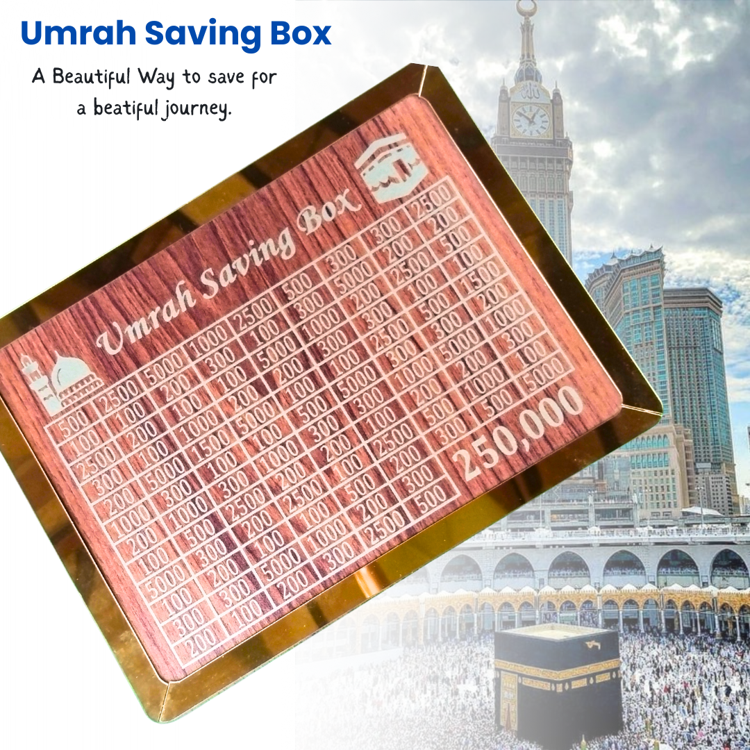 Umrah Saving Box Brown