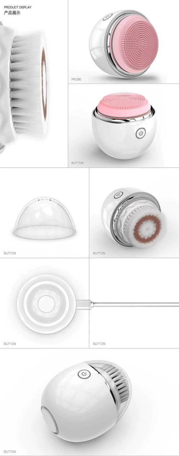 Lavany Facial Cleansing Brush Exfoliating Pore Minimizer to Clean Skin - Konnect Clicks