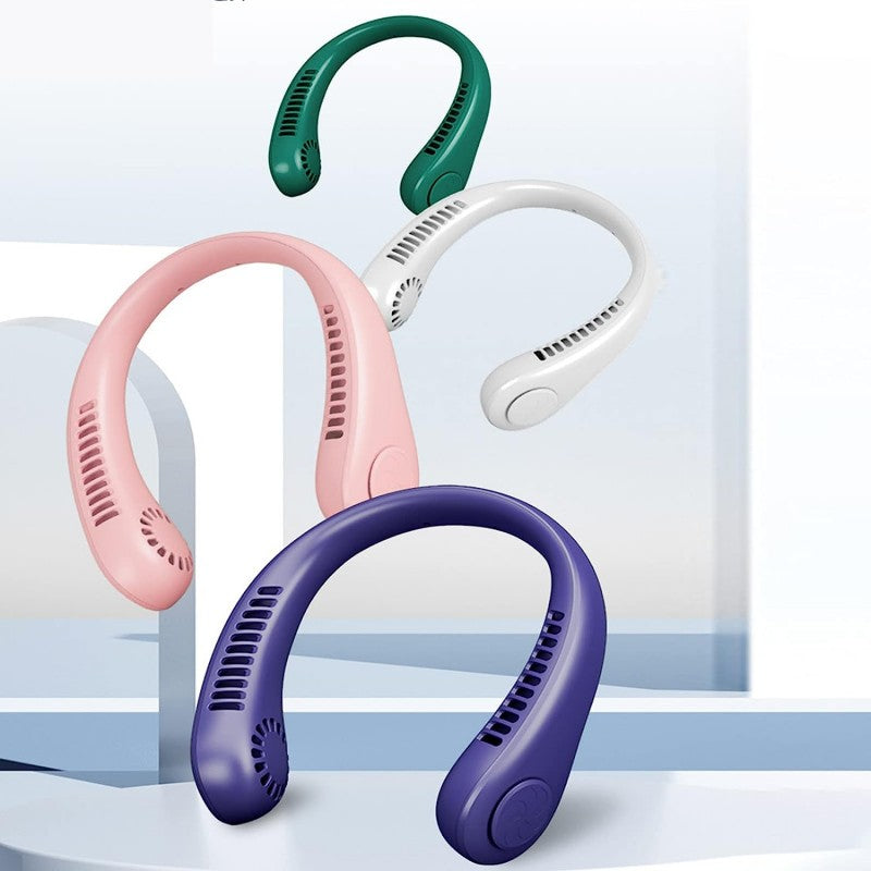 Portable Rechargeable Neck Fan USB