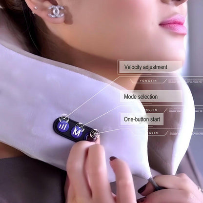 Electric U-Shaped Massage Pillow - Konnect Clicks
