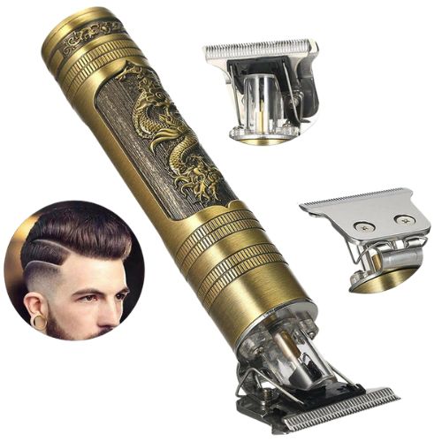 Hair Clipper Rechargeable Thread Engraving Trimmer For Men USB Electric Barber Shaving Machine - Konnect Clicks