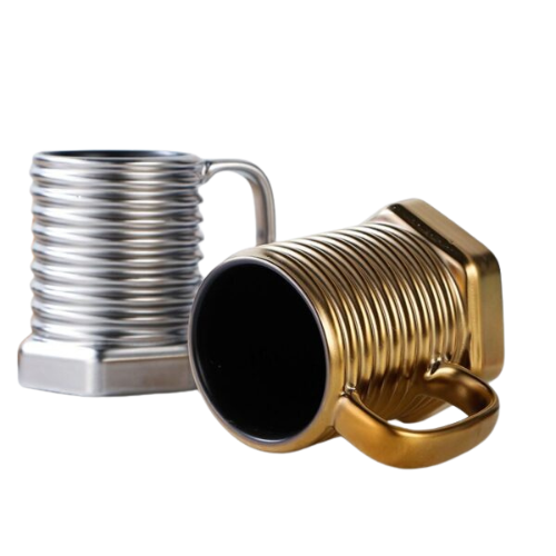 Screw Shape Ceramic Coffee Mug (Random Color) - Konnect Clicks