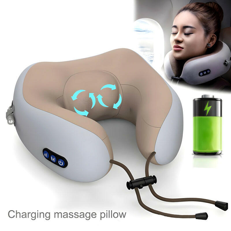 Electric U-Shaped Massage Pillow - Konnect Clicks
